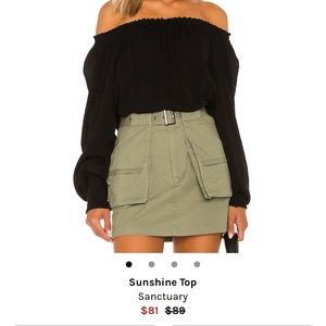 Revolve off the shoulder Sunshine Top from Sanctuary